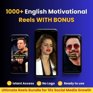 1000+ English Motivational Reels with BONUS 🎁