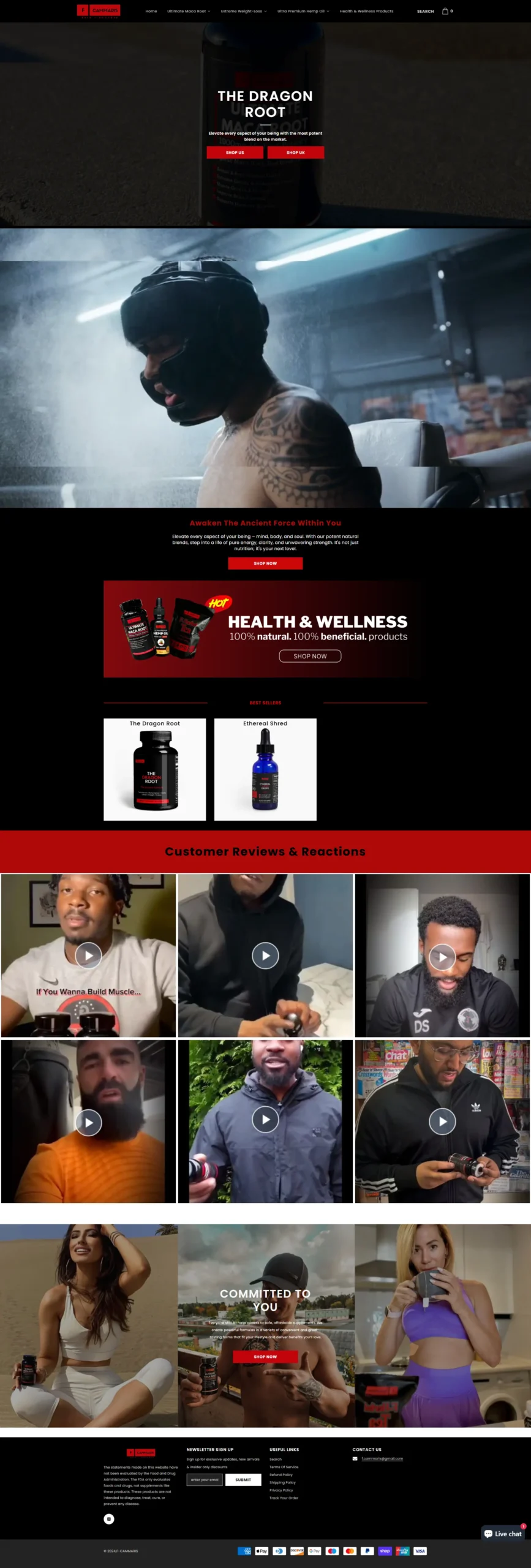 gym shopify store development